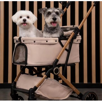Rubeku Pet Stroller (D01) Brown Rubeku Pet Stroller (D01) Brown